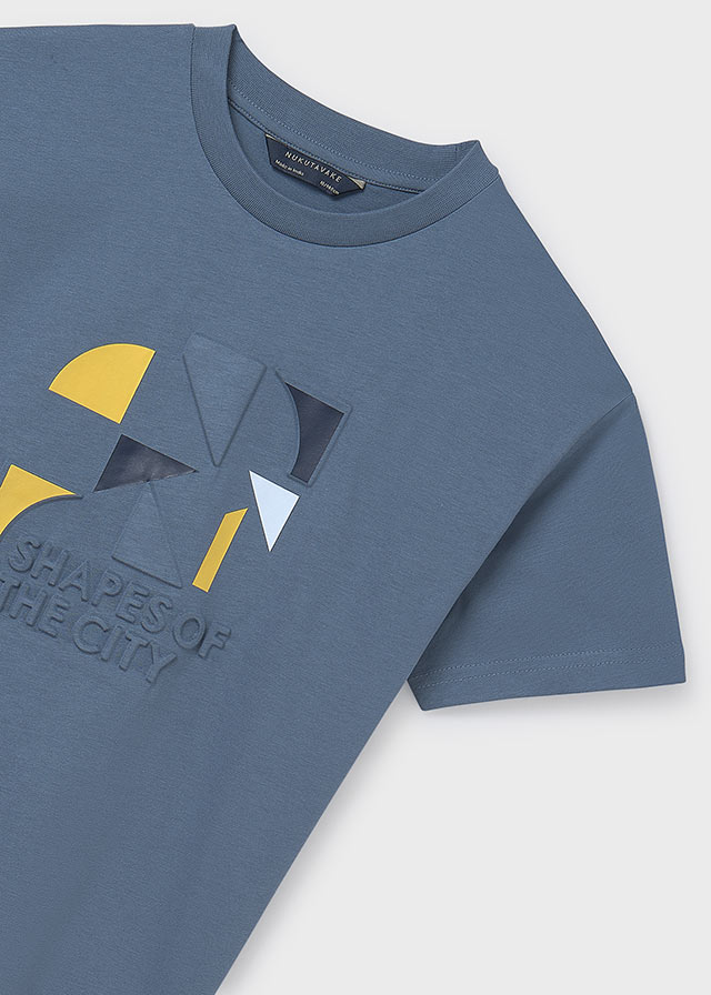 Camiseta m/c embossed