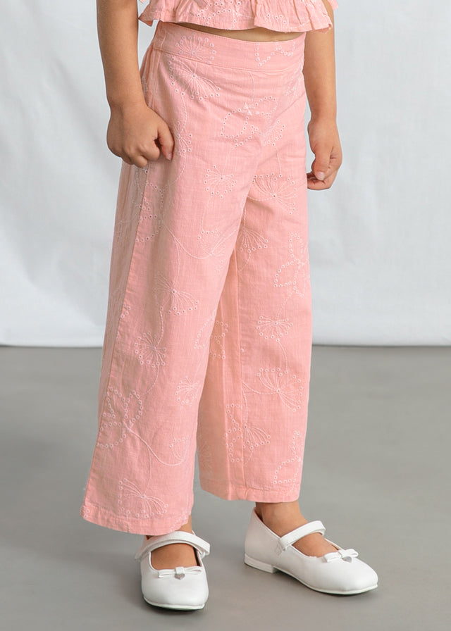 Conj. Pantalon largo bordado