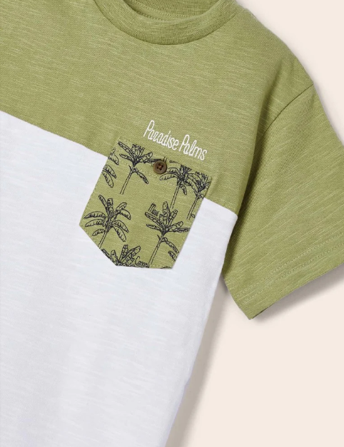 Camiseta M/C combinada