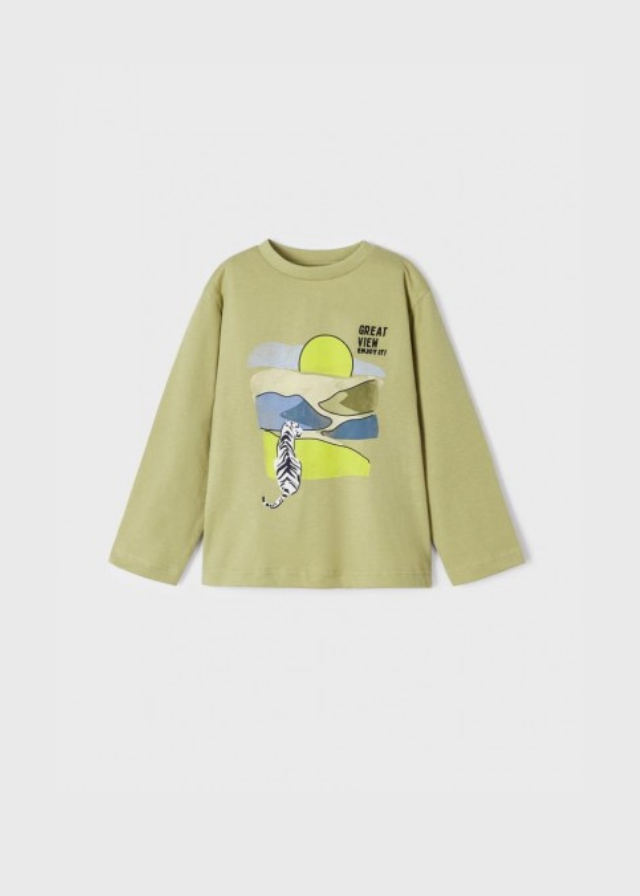Camiseta M/L estampada