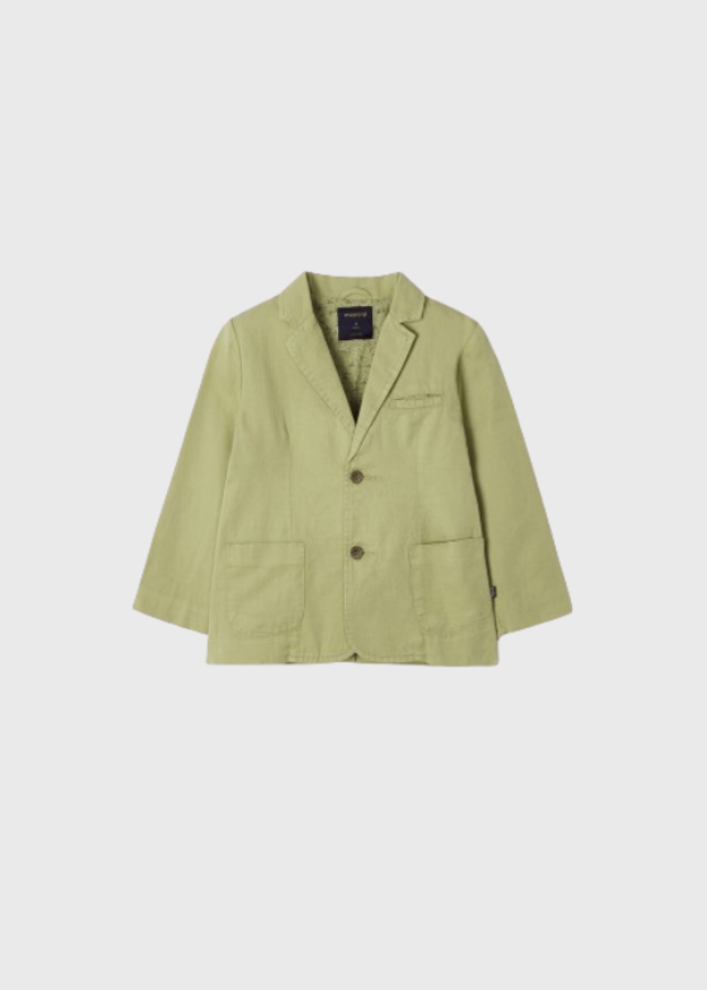 Chaqueta lino delavada