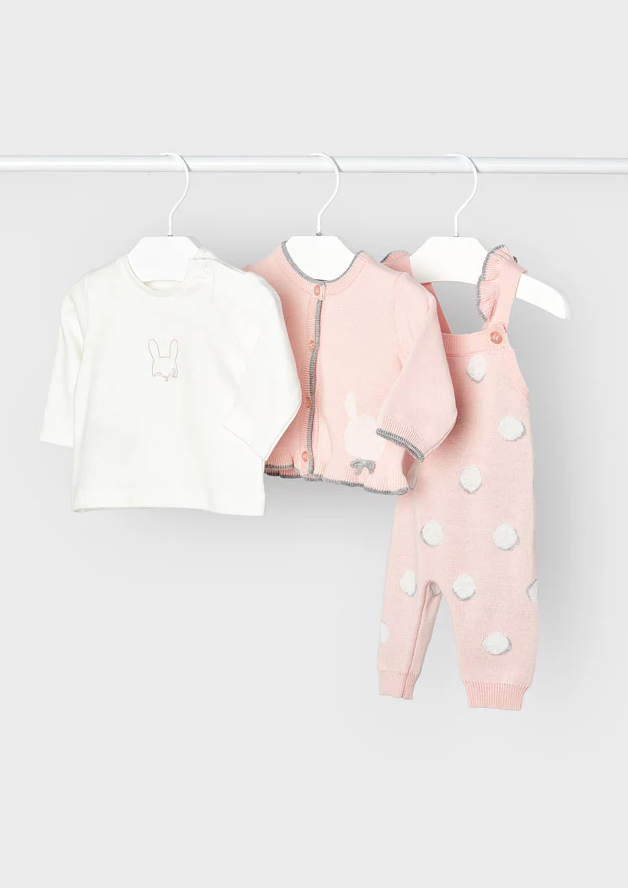 Conj. peto tricot 3 piezas