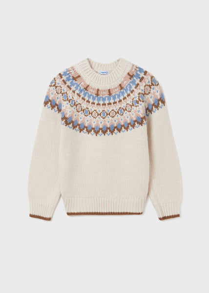 Jersey con jacquard