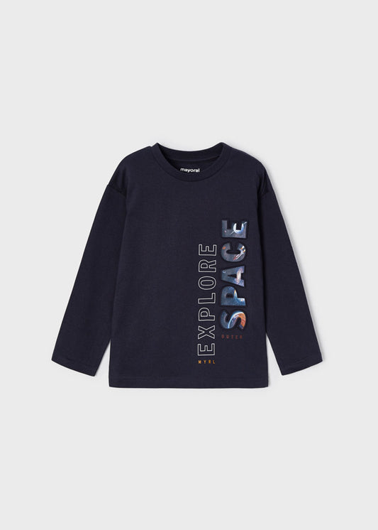 Camiseta M/L embossed