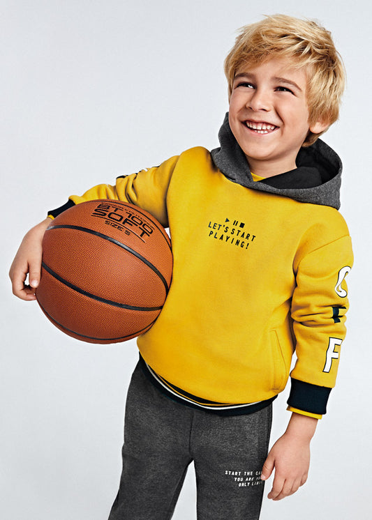 Conjunto 2p pullover capucha
