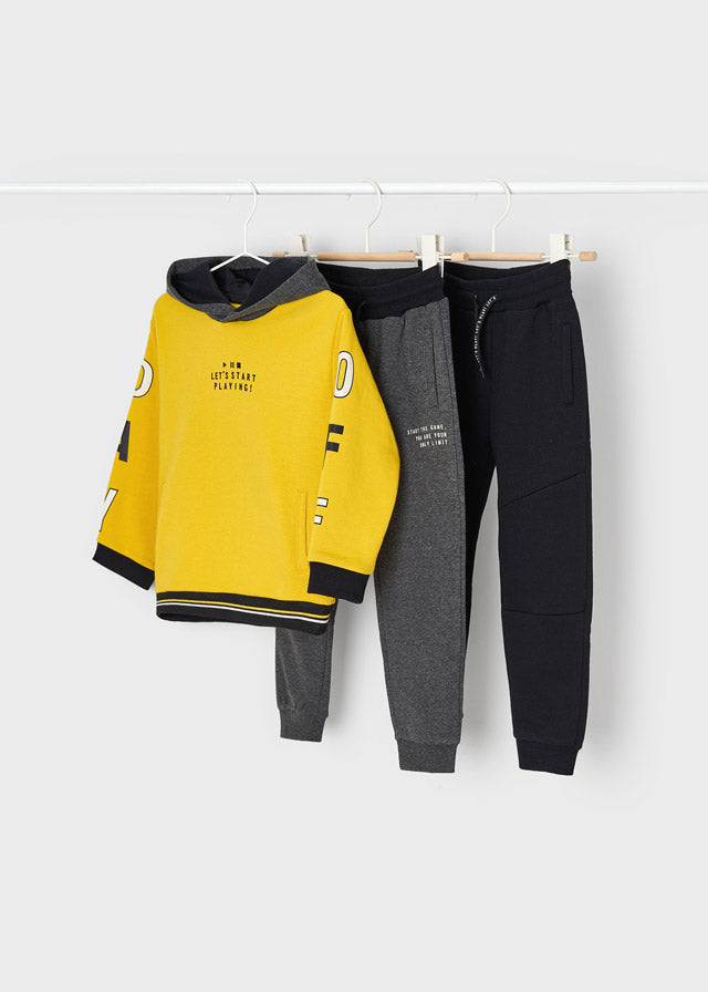 Conjunto 2p pullover capucha