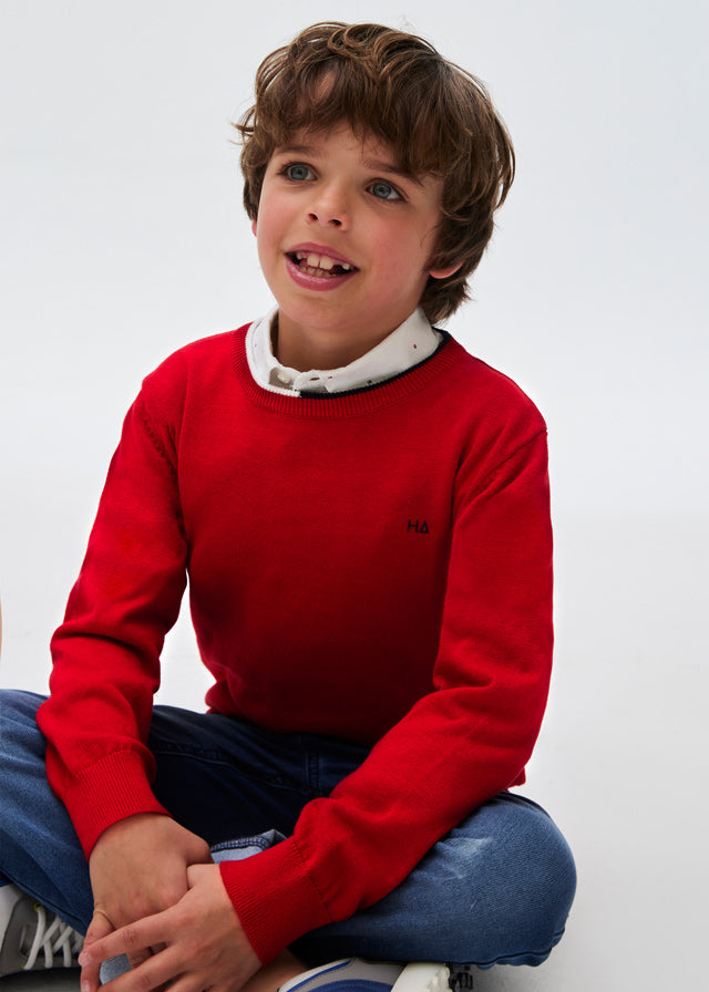 Jersey algodón básico rojo