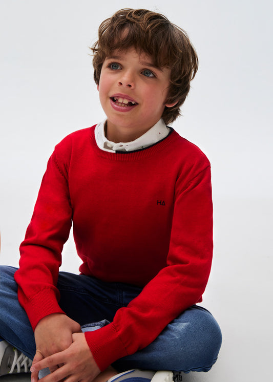 Jersey algodón básico rojo