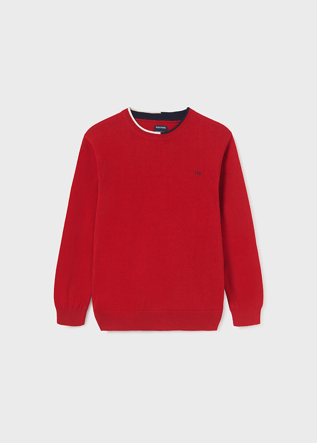 Jersey algodón básico rojo