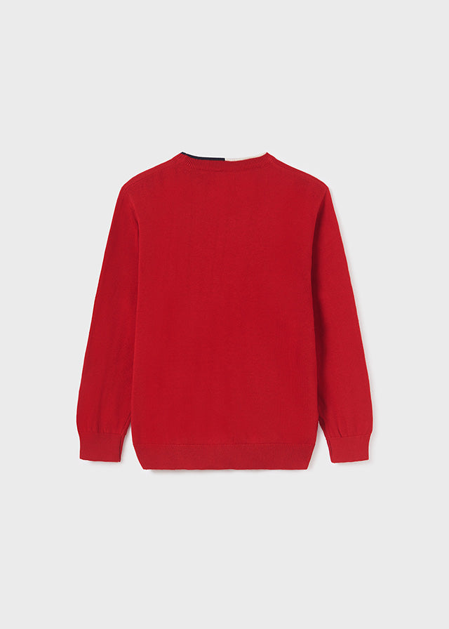 Jersey algodón básico rojo
