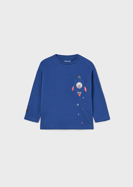 Camiseta M/L bolsillo