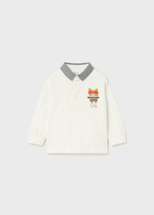 Polo M/l cuello camisero