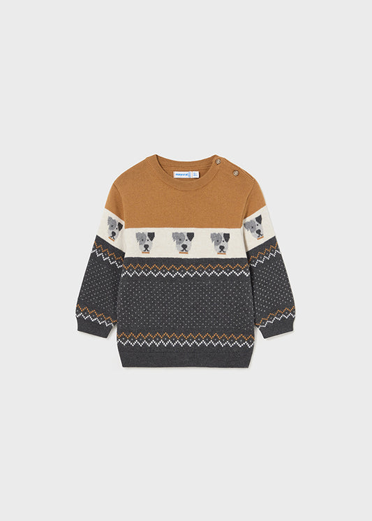 Jersey jacquard posicionado
