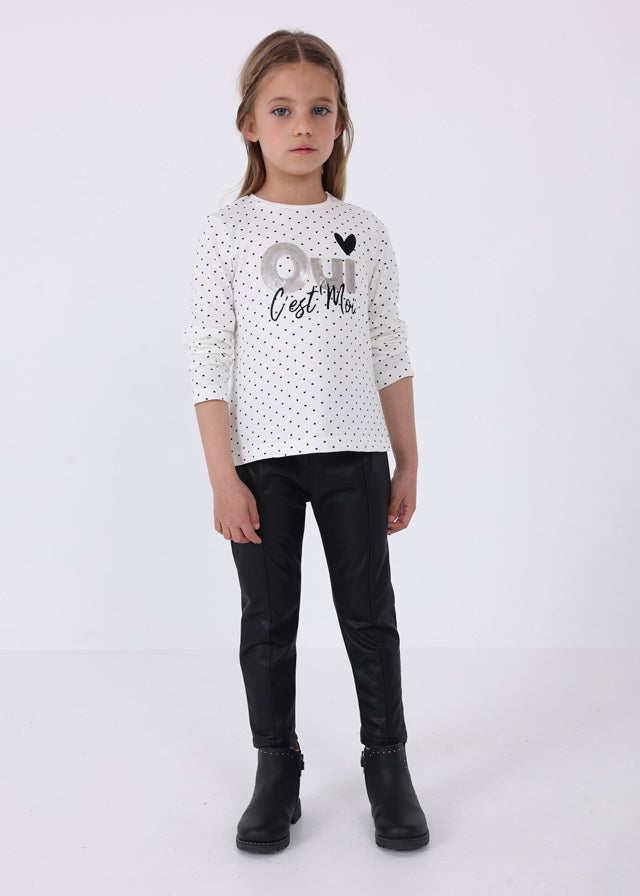 Camiseta M/L mini corazones