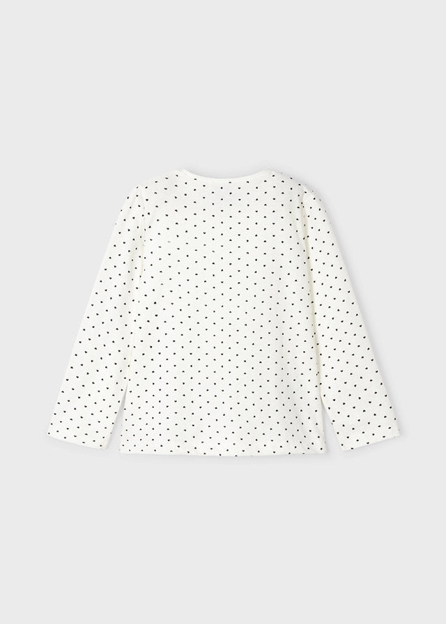 Camiseta M/L mini corazones