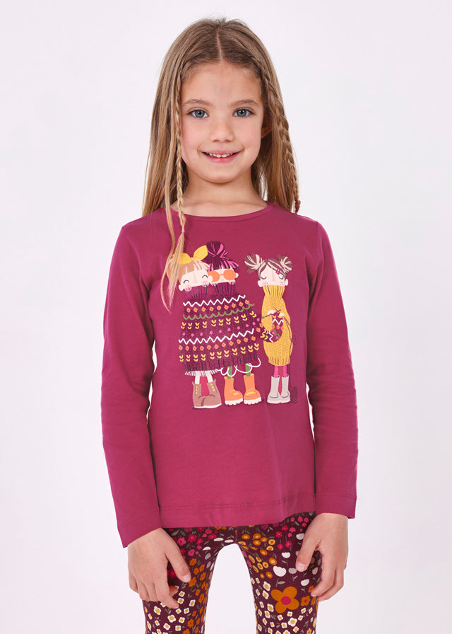 Polo M/L con estampado