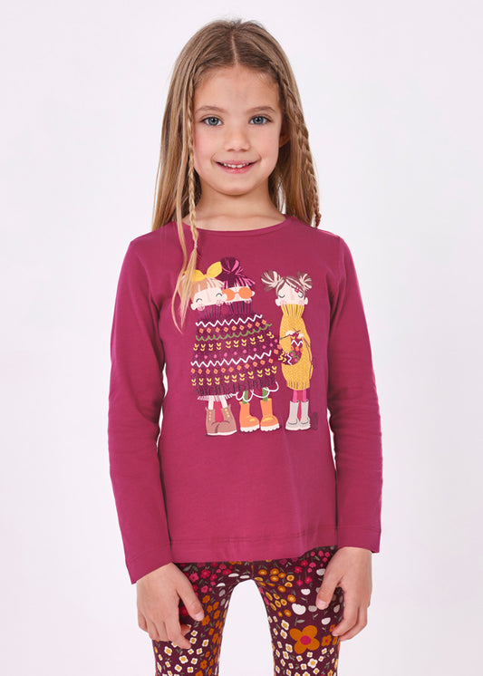 Polo M/L con estampado