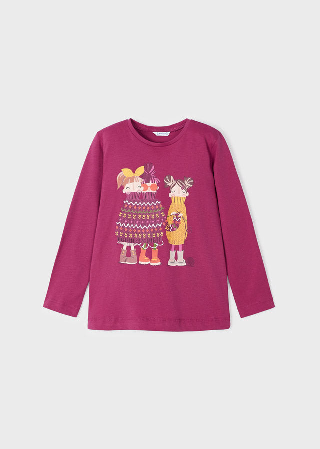 Polo M/L con estampado