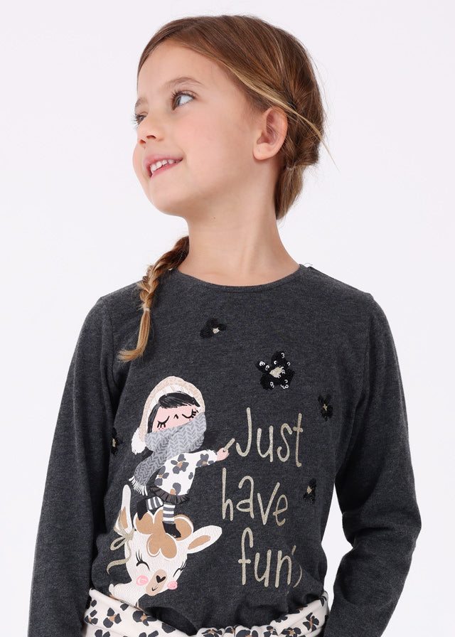 Camiseta M/L estampado
