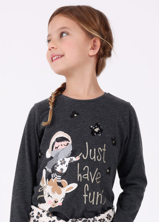 Camiseta M/L estampado