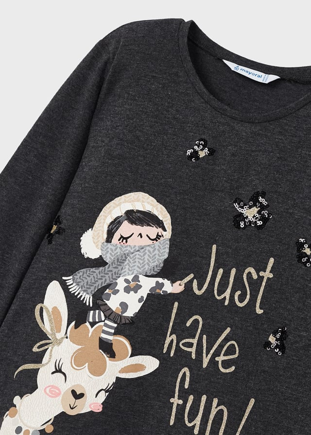 Camiseta M/L estampado