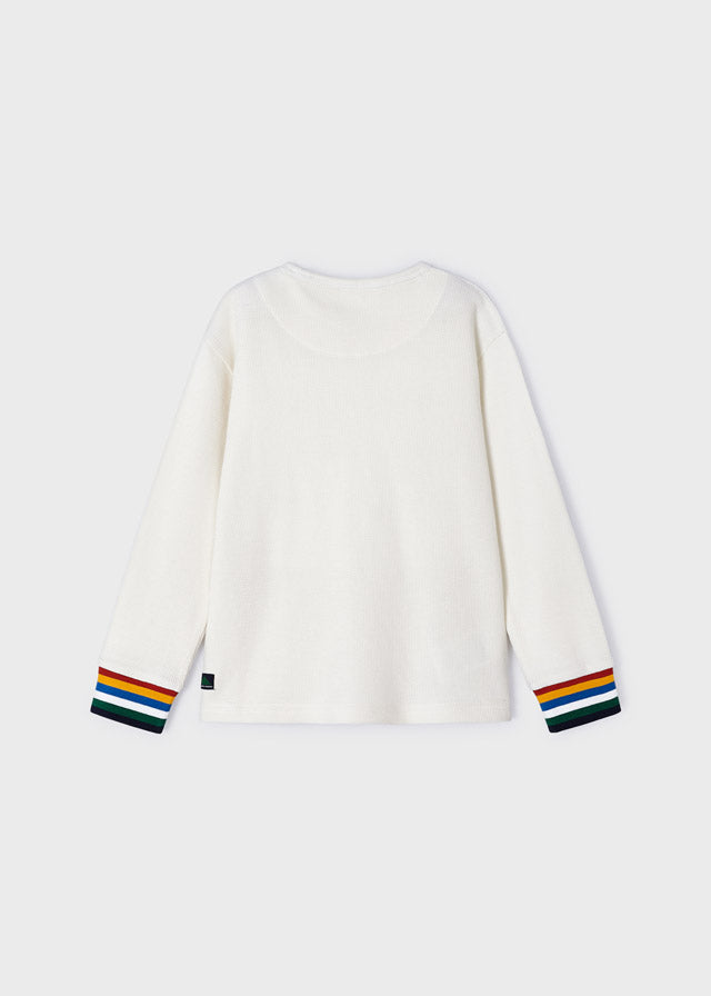 Camiseta M/L gofrado