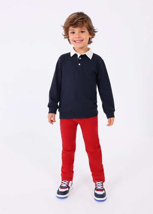 Polo m/l cuello camisa