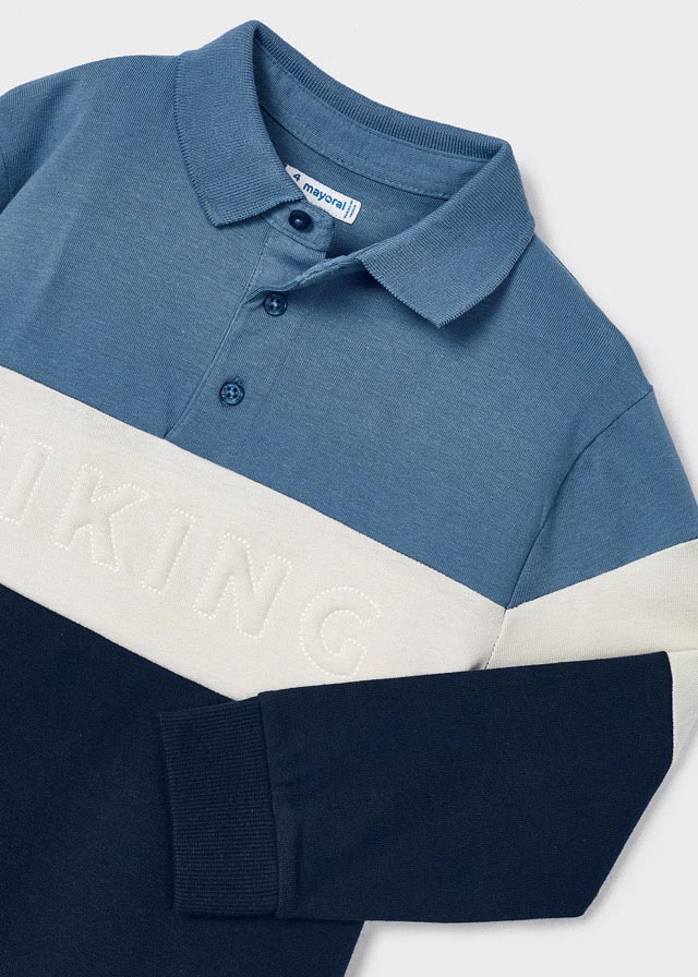 Polo m/l color block