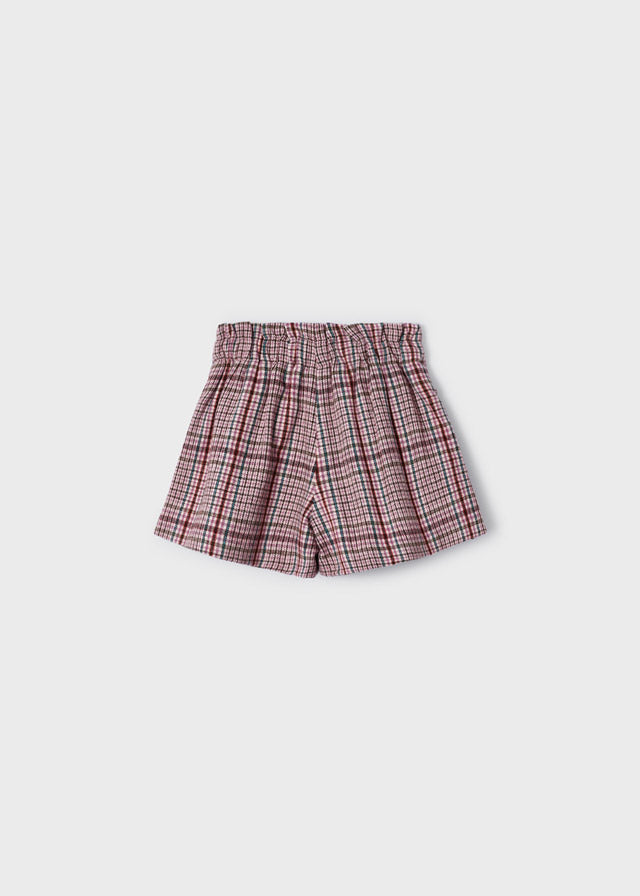 Short falda a cuadros