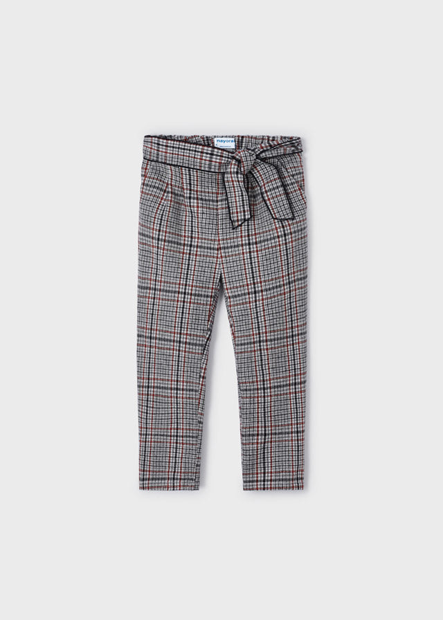 Pantalón largo cuadros
