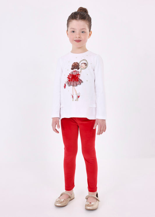Conj. leggings terciopelo