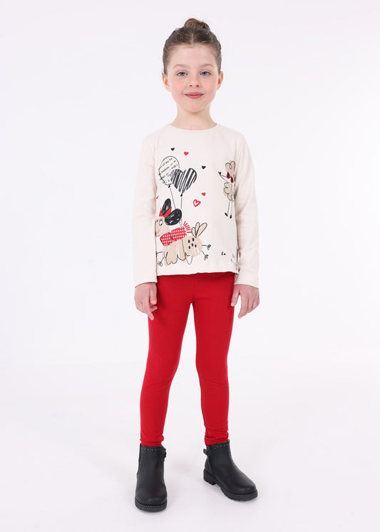 Conj. Leggings 2 pantalones