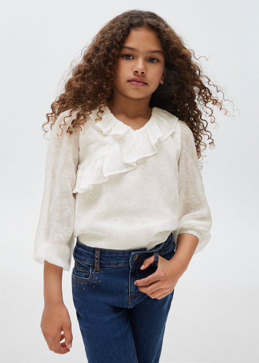 Blusa volantes