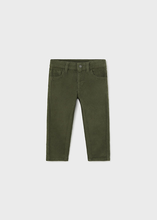 Pantalon Pana slim fit basico