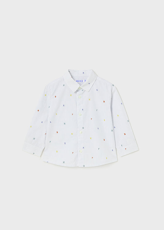 Camisa m/l estampada