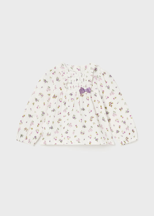Blusa gasa estampada