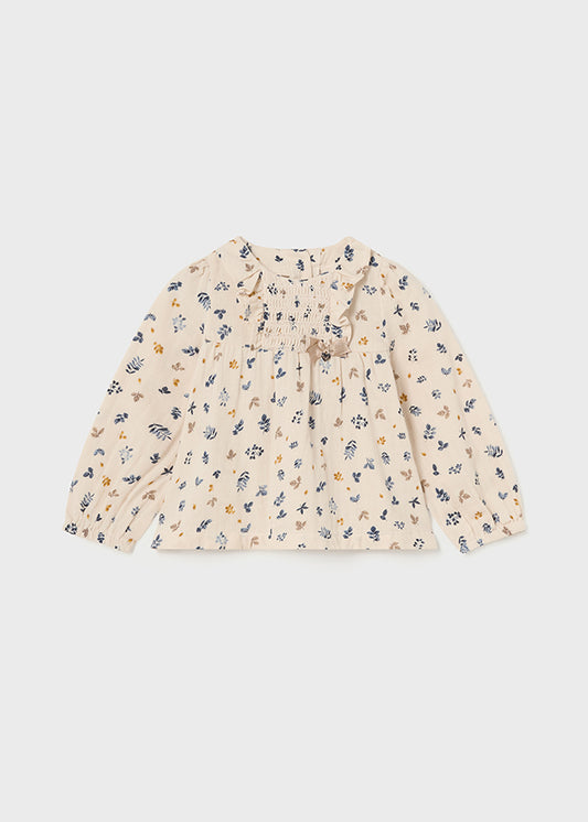 Blusa gasa estampada