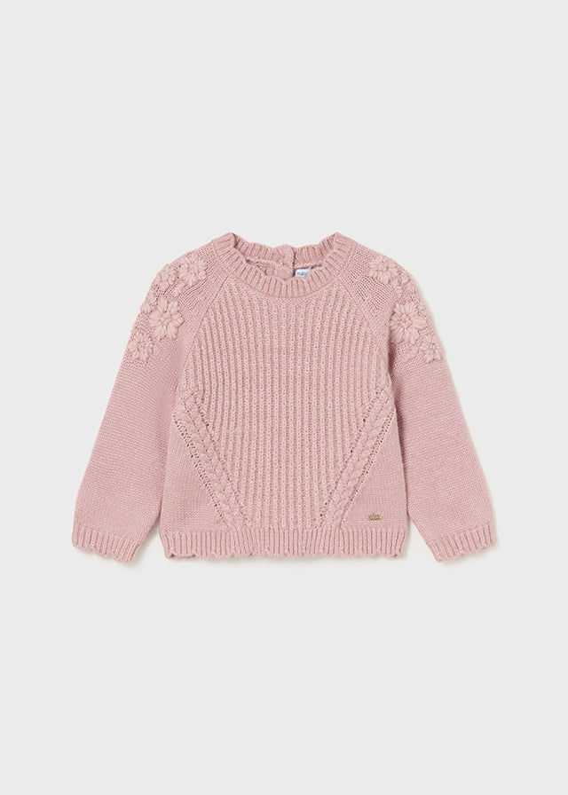 Jersey flores bordadas
