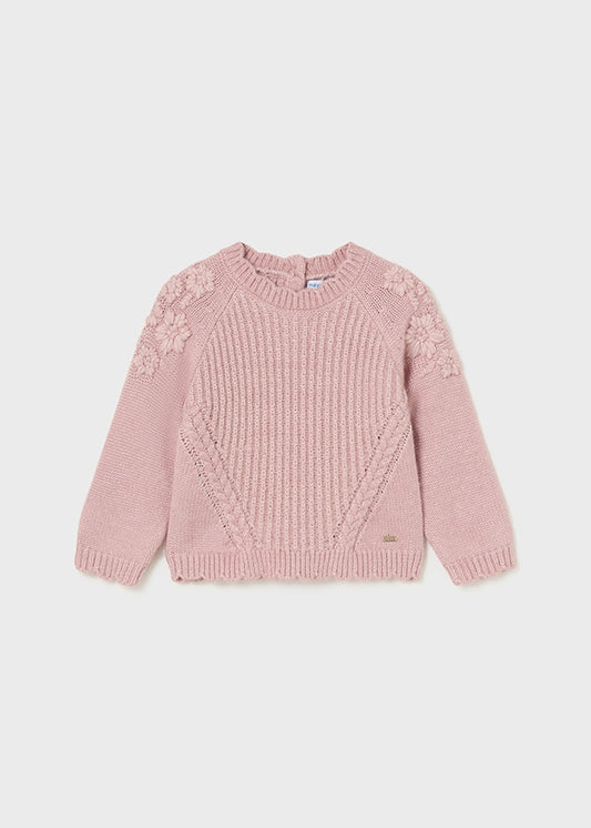 Jersey flores bordadas