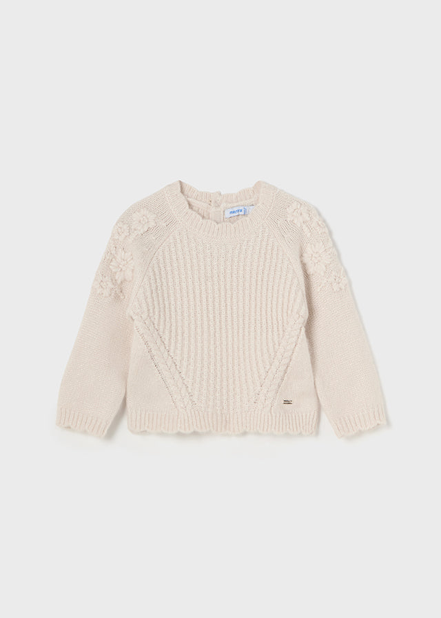 Jersey flores bordadas