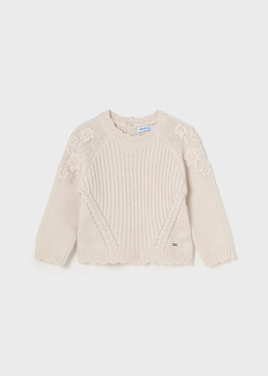 Jersey flores bordadas