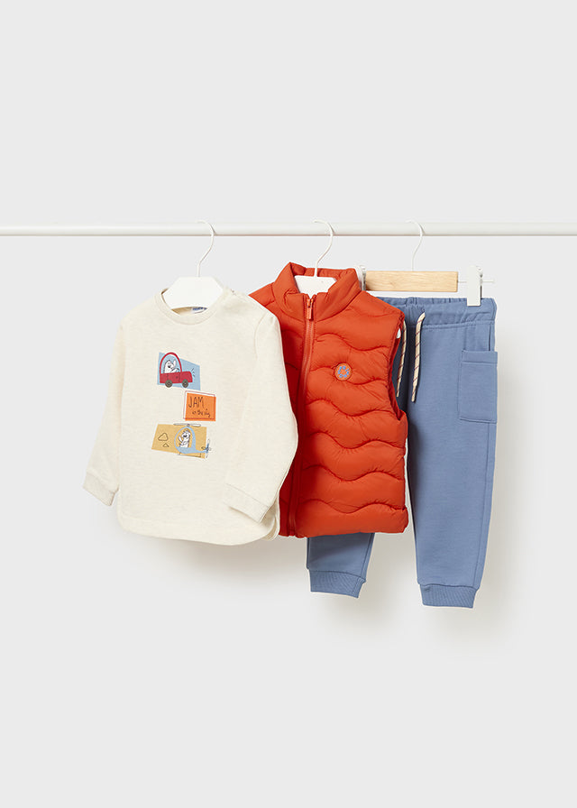 Con. Pant. Pullover chaleco
