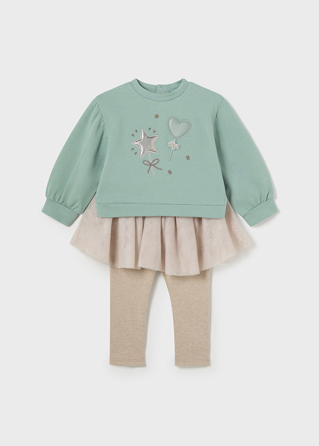 Conj. Leggings tutu