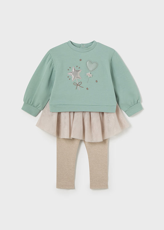 Conj. Leggings tutu