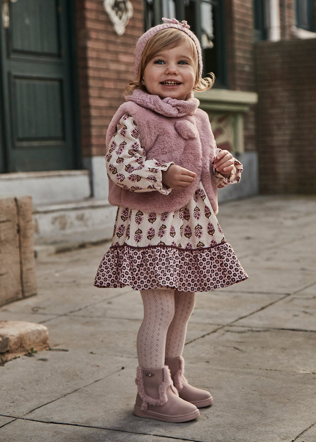 Vestido viella estampado