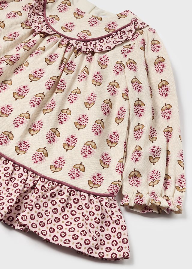 Vestido viella estampado