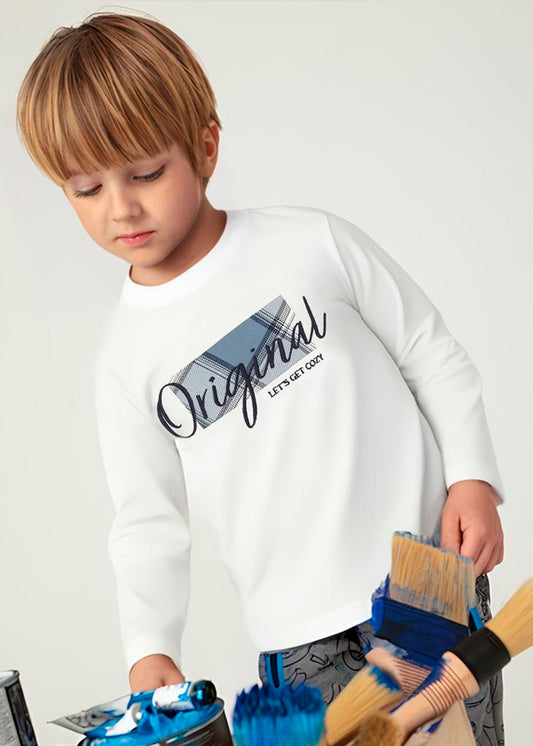 Camiseta m/l aplique