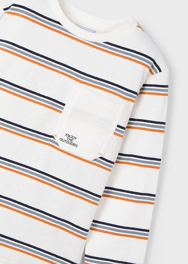 Set camisetas m/l rayas/liso