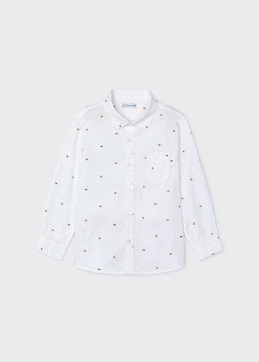 Camisa m/l estampada