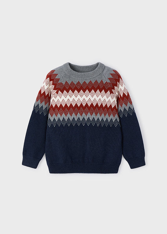 Jersey jacquard posicionado